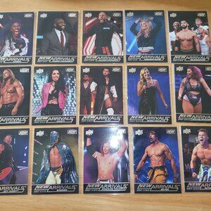 2022 AEW Upper Deck New Arrivals Set 1-15 Konosuke Takeshita Willow Nightingale